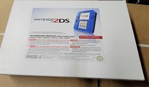 Nintendo 2DS (Black + Electric Blue) - REFURBED BY NINTENDO - EXCELLENT  - Picture 1 of 1