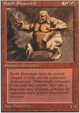 Earth Elemental 4th Fourth Edition NM English Red Creature Uncommon MTG Magic