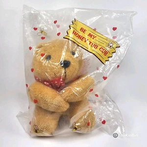 RARO Avon Be My Honey Tub Cub Vintage Terry Tub Valentin Peluche Orso 5” Nuovo con scatola 1992 - Foto 1 di 11