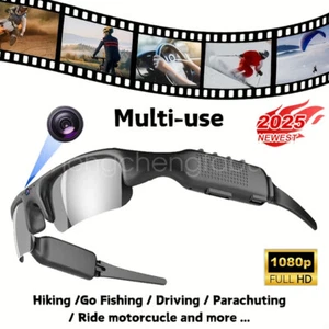 1080P WiFi Camera Smart Glasses Wearable Sports Camera f/ Outdoor Cycling Riding - Picture 1 of 25