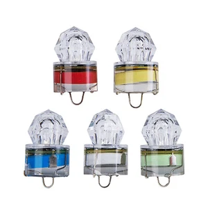 20 Stück Flash Angeln Lichter LED Deep Drop Unterwasser Tintenfisch Strobe Köder Köder Lampe - Bild 1 von 22