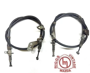 Cables de emergencia de freno de mano trasero izquierdo y derecho Mazda Rx7 FC S4 S5 1986-1991 E - Imagen 1 de 4