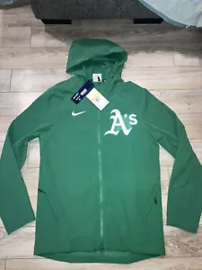 Las Vegas A’s Athletics MLB Baseball Nike Therma Fit Jacket Small S NEW - Picture 1 of 4