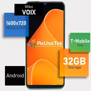 Wiko Voix U616AT | 6.5" | 32GB | 4G LTE | T-Mobile | Gray | 2022 | Excellent 📲 - Picture 1 of 15
