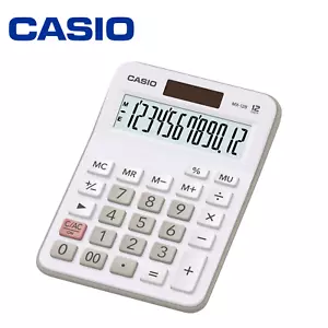 Casio MX-12B White Desk Calculator Large & Clear 12 Digit Display - Picture 1 of 2