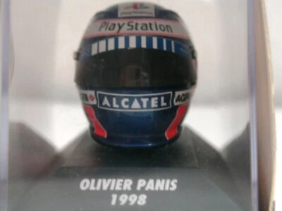 WOW EXTREMELY RARE Helmet Panis Bell PlayStation Silverstone 1998 1:8 Minichamps - Image 1 of 3