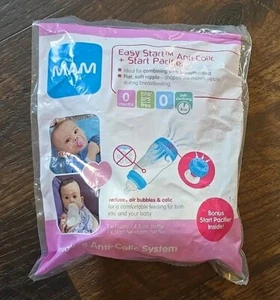 Neu MAM Easy Start Anti-Kolik Flasche + Start Schnuller - Neugeborene versiegelt 4,5oz - Bild 1 von 2