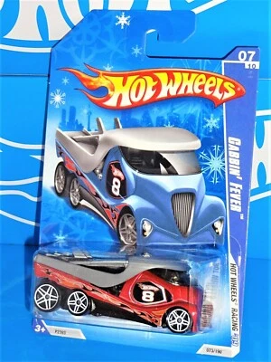 Hot Wheels 2009 Snowflake Card Hot Wheels Racing #73 Cabbin' Fever Red w/ PR5s - Image 1 of 2