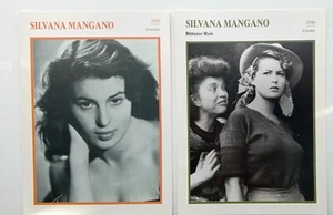 S60 2x Starfilmkarten - SILVANA MANGANO - Imagen 1 de 2