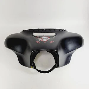 Genuine 14-23 Harley Touring Street Glide OEM Front Outer Bat Wing Fairing Black - Picture 1 of 13