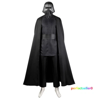Star Wars Kylo Ren Cosplay Halloween Disfraz Conjunto Capa Jedi Caballero Traje Regalos Foto 1 de 4