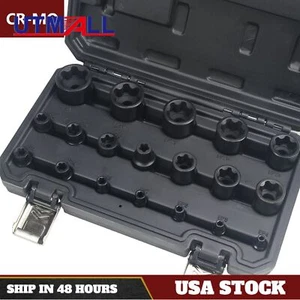 19pc External Torx Plus Socket Set 6 Point EP Socket 5 point Socket for Tesla - Picture 1 of 6