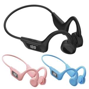 Bone Conduction Earphones Bluetooth Stereo Headsets Sports Waterproof Earpieces - Picture 1 of 15