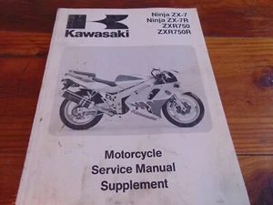 Kawasaki NINJA ZX7 ZX7-R 99963-1160-51 factory mechanic service repair manual - Bild 1 von 3