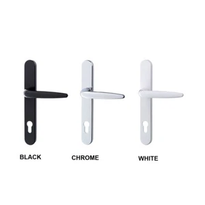 uPVC Door Handle Yale Sparta Sprung Double Glazing Composite Set Pair Patio PVC - Picture 1 of 9