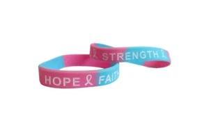2x Pulseras benéficas de aborto espontáneo para bebés SMSL azules y rosas - Imagen 1 de 1