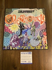 THE ZOMBIES ‘Odessey and Oracle’ Signed Autograph Vinyl Record ACOA Full Band - Picture 1 of 2