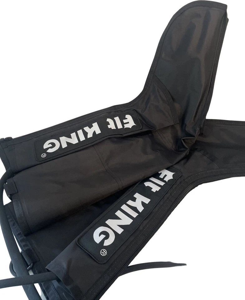 Fit King FT-068A Air Compression Leg Massager With Heat - Black