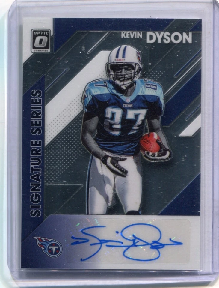 2020 Donruss Optic - KEVIN DYSON - Autograph - TENNESSEE TITANS - Image 1 of 1