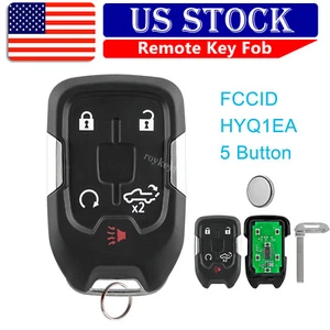Replacement For 2019 2020 2021 Chevy Silverado 1500 2500 Remote Key Fob HYQ1EA - Picture 1 of 7