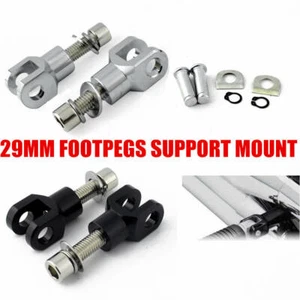 Motorcycle 29mm Foot Pegs Support Mount Clevis Kit For Harley for Softail FXST - Imagen 1 de 9