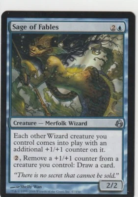 1x SAGE OF FABLES Morningtide NM Magic the Gathering MTG Blue Uncommon Pauper - Image 1 of 4