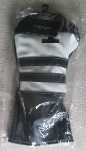NIP NWT CALLAWAY Golf Vintage Fairway Wood "1" Headcover Black white 5520015 - Picture 1 of 3