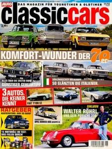 CLASSIC CARS 11/2014 - BMW 7ER - R 16 - CITROEN DS - ALFA GIULIA - FORD GRANADA - Bild 1 von 3