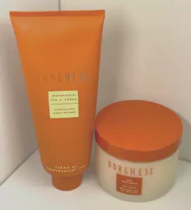 BORGHESE SALI ESFOLIANTE Salt Scrub + MASSAGIO Stimulating Body Refiner **RARE - Picture 1 of 5
