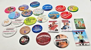25 Vintage Walmart Mitarbeiter Werbung Flair Button Pins & Film Promos RAR - Bild 1 von 9