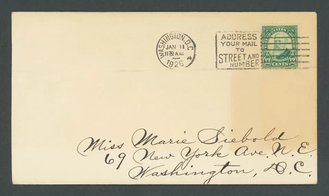 #622, FDC - 13c Benjamin Harrison, Jan 11 1926 - Washington, D. C., FINE Cover