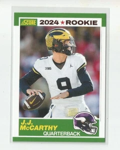 2024 Score J.J. MCCARTHY 35th Anniversary Rookie Red - Picture 1 of 1