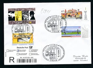 E2944) Reco-Brf mit R-Label + SST Cottbus Eisenbahn.... 2006 - Bild 1 von 1