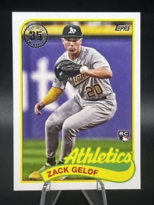 2024 Topps #89B-90 89 Topps Zack Gelof Oakland Athletics Rookie - Imagen 1 de 2