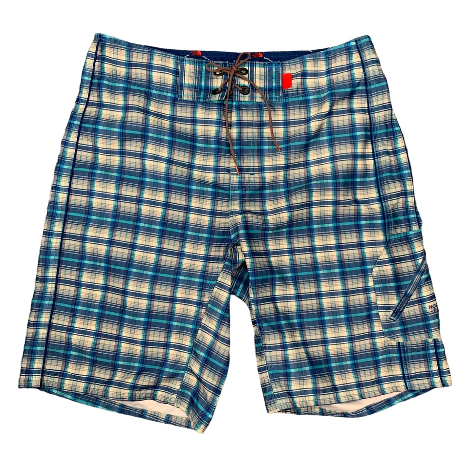 The North Face Board Pantalón Corto Hombre 34 Multi Cuadros Frente Plano Cintura Fija Ligero Foto 1 de 4