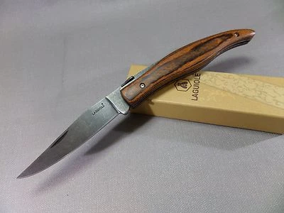 feines LAGUIOLE Taschenmesser - Black Blade / Wood brown - Neu & ovp - 268378