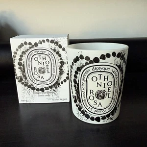 DIPTYQUE Othoniel Rosa Vela Perfumada Rosa Louvre Edición Limitada Blanco y Negro - Imagen 1 de 3
