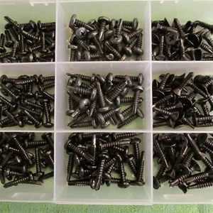 Bohrschrauben Blechschrauben  Sortiment schwarz verzinkt 4,2 + 4,8 NEU - Bild 1 von 4