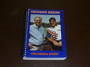 1993 CHICAGO BEARS FOOTBALL MEDIA GUIDE EX - Imagen 1 de 1
