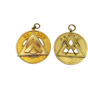 2 Provincial Masonic Collar Jewels Essex Grand Scribe & Sojourner Royal Arch - Picture 1 of 4