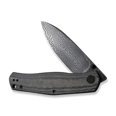 Cuchillos Civivi Sokoke C22007-DS1 Damasco Acero Negro Micarta Navaja de Bolsillo Foto 1 de 4