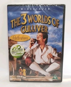 The 3 Worlds Of Gulliver 1960 Kerwin Mathew's Sealed Uk Dvd - Picture 1 of 2