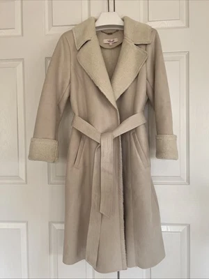 NWOT Elegant Beige Chic Trench Coat With A Matching Belt For Tailored Fit - Image 1 of 4