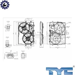 FAN RADIATOR 809-0039 FOR FIAT DUCATO/Van/Platform/Chassis/Bus F1AGL411B 2.3L - Picture 1 of 6