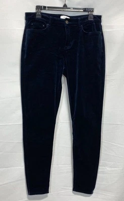 Pantalones de terciopelo ajustados azules Reiss para mujer talla 30 Foto 1 de 4