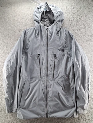 Chaqueta The North Face ThermoBall Eco Snow Triclimate Para Hombre Pequeña Gris Nylon Forrada Foto 1 de 4