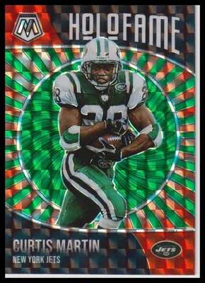 2021 Panini Mosaic #19 Curtis Martin HoloFame Mosaic Green - Image 1 of 2