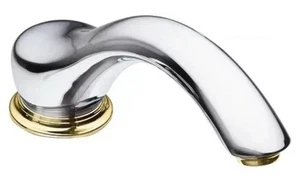 BEC VERSEUR MOEN MONTICELLO AVEC AÉRATEUR POUR BAIGNOIRE ROMAINE T951CP GARNITURE CHROME/LAITON POLI - Photo 1/8