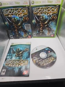 BioShock (Microsoft Xbox 360, 2007) Cib Tested Working Slip Cover - Picture 1 of 3