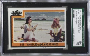1977 Topps Mexican Charlie's Angels Los Angeles de Vacaciones #136 SGC 84 0b0 - Picture 1 of 3